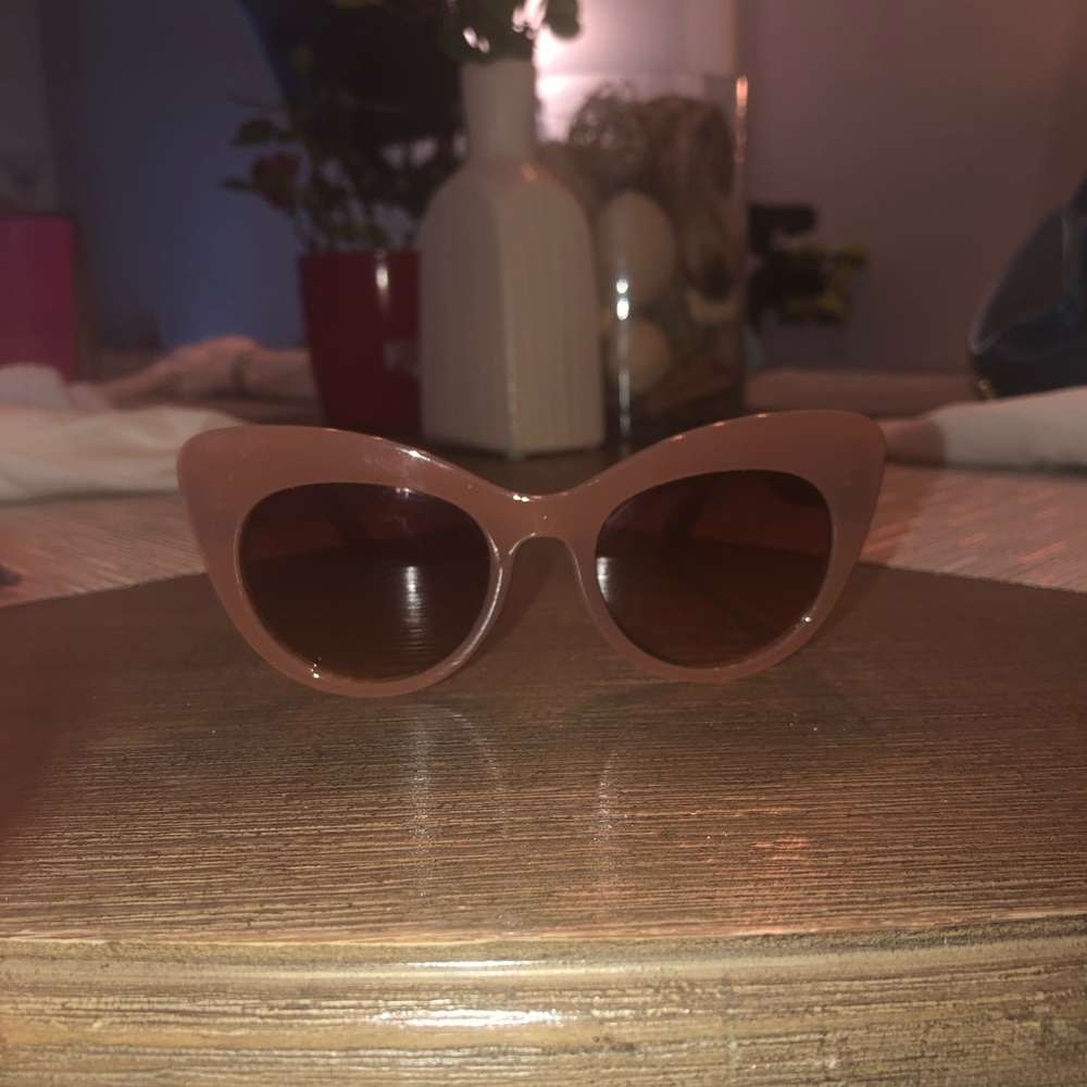 Cat Eye J. Crews Sunglasses - peachy pink